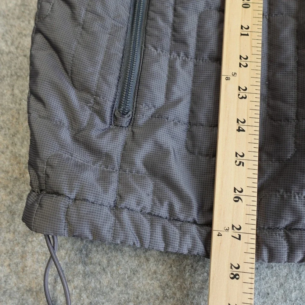 The North Face Jacket Mens L Gray AQQ3 Quilted Full Zip Puffer Insulated Outdoor